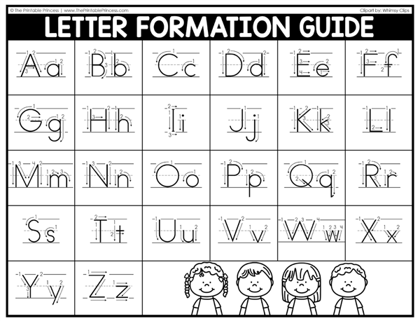 Letter formation